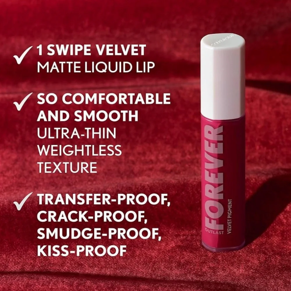 COVERGIRL Outlast Forever Velvet Pigment Lipstick Shade 300 Pop